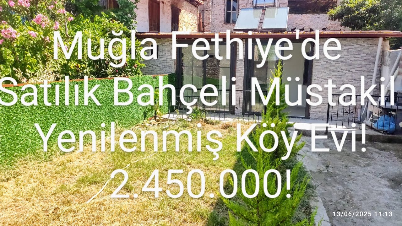 Fırsat! Satılık Bahçeli Müstakil Ev!