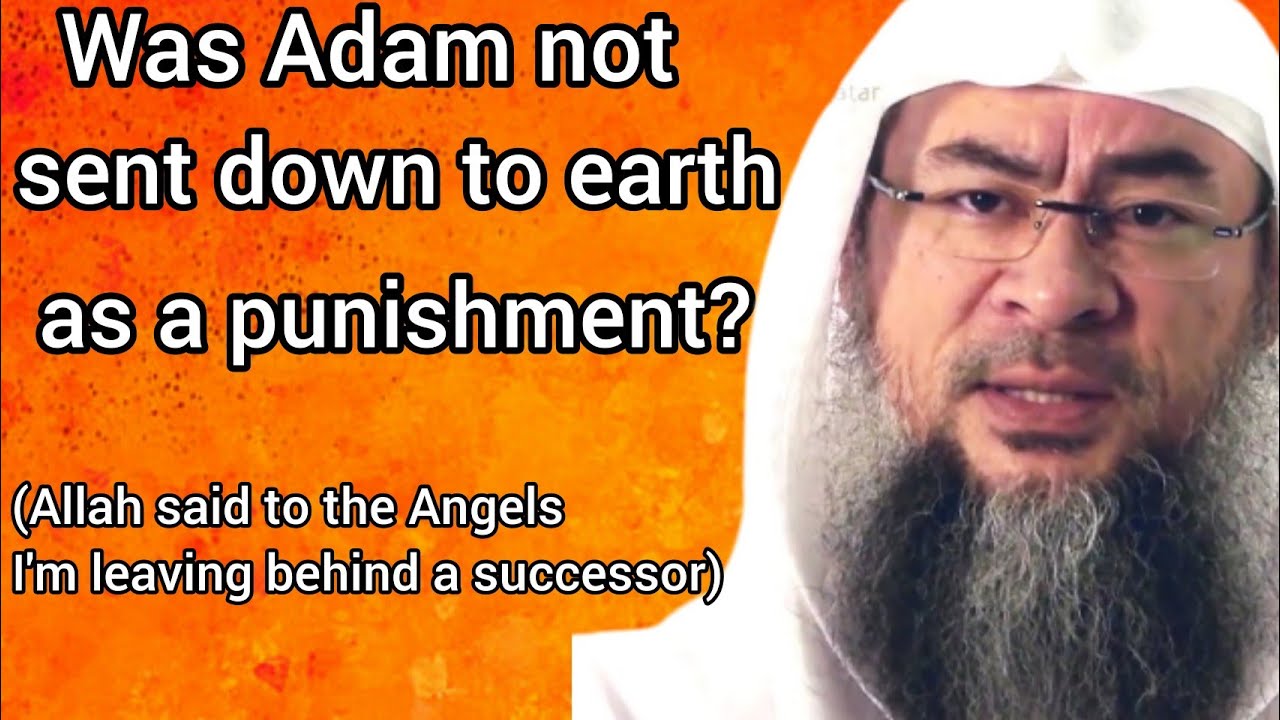 Was Adam not sent down to earth as a punishment (Allah said to angels I'm leaving a successor) Assim