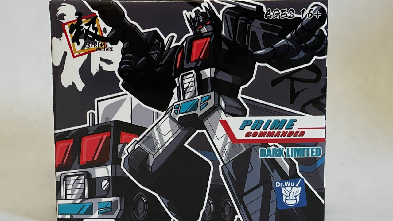 Dr. Wu PRIME COMMANDER Dark Limited (NEMESIS PRIME) Unboxing and Review