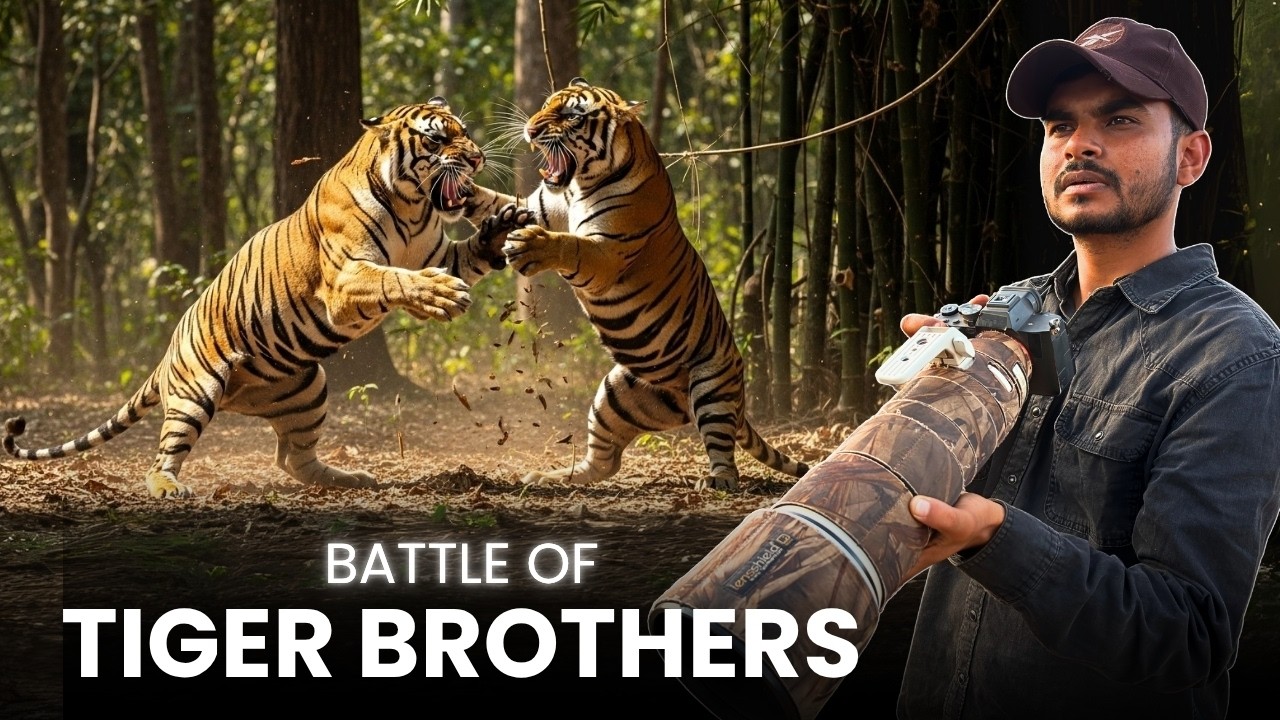 Battle of Tiger Brothers - T120 VS T121 🐯 | RANTHAMBORE | P1