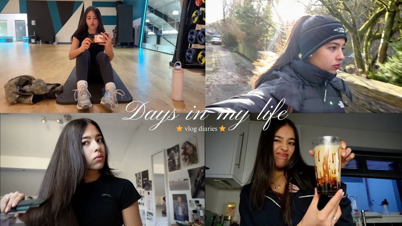 ⭐️ days in my life ⭐️ | gym, boxing, hair routine, uni work :))