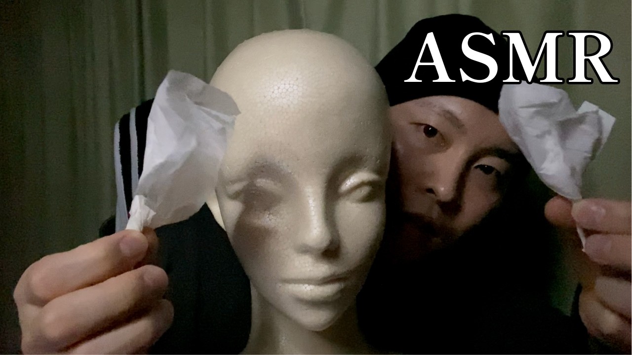 【ASMR】こより＆普通耳かきASMR囁き雑談あり｜Paper Stick & Regular Ear Cleaning ASMR　【whisper voice】