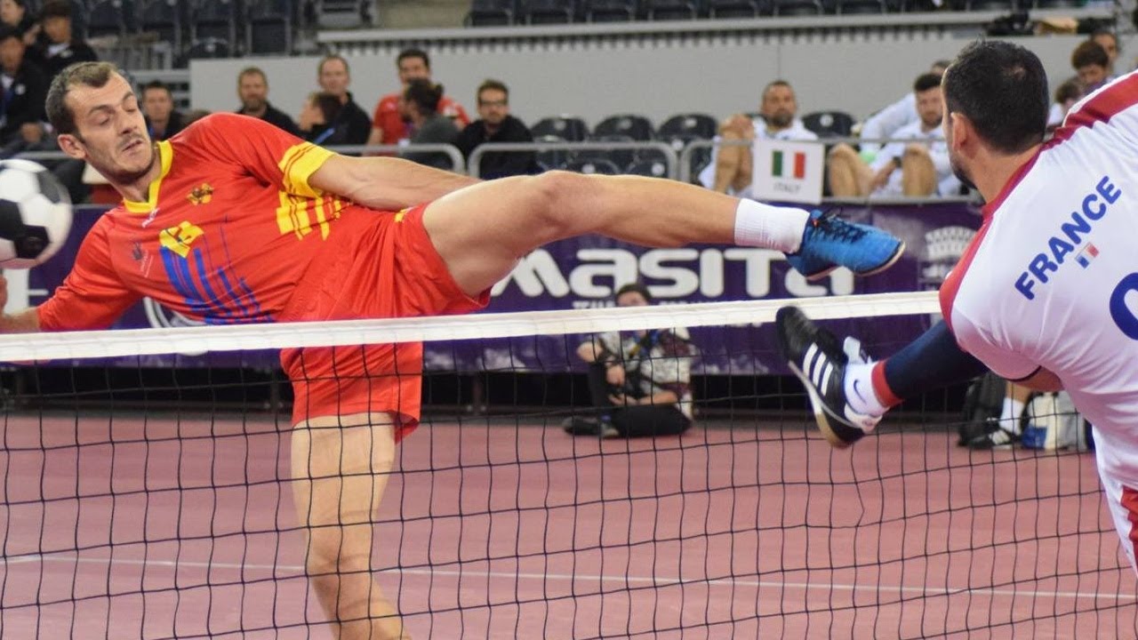 ROM - FRA double - World Futnet Championships Cluj Napoca 2018