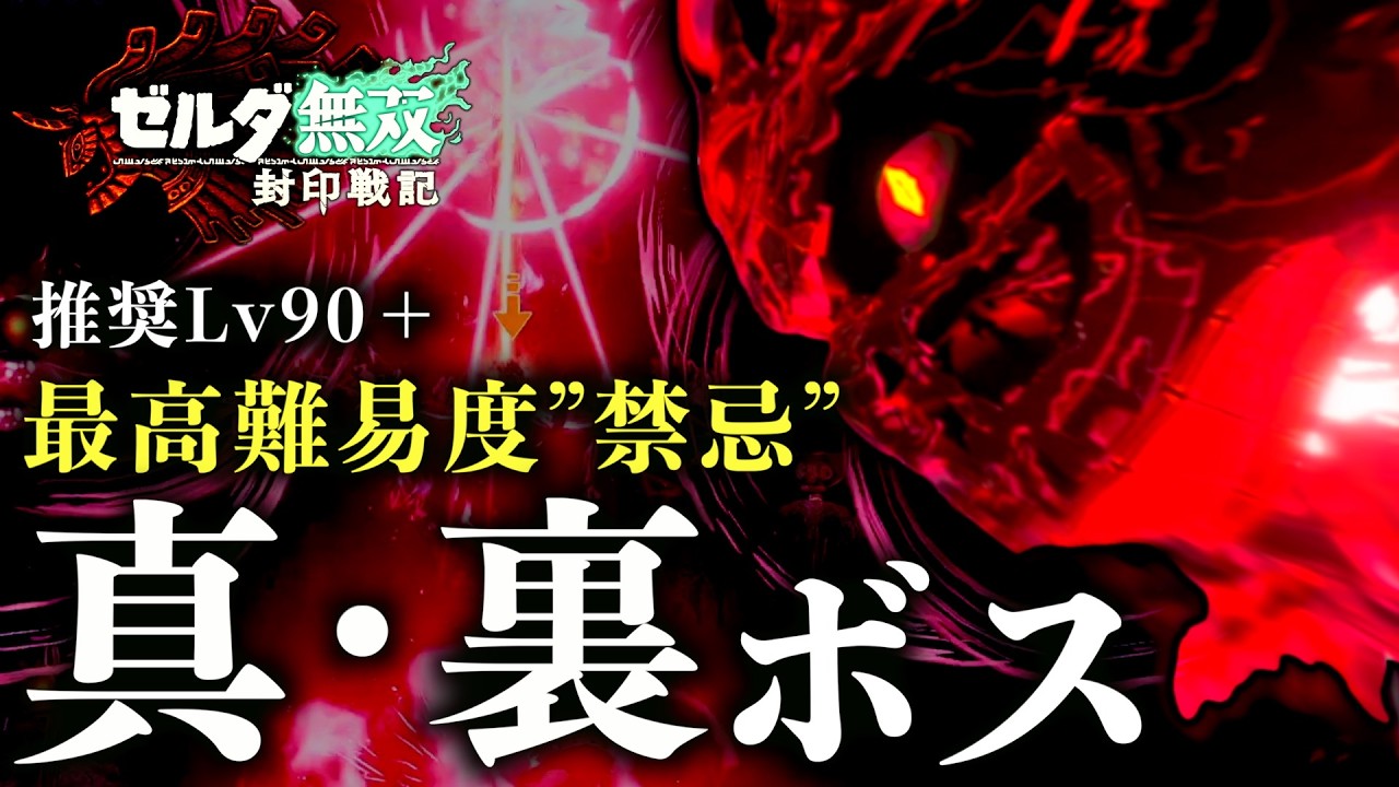 一発アウトのイカれた最高難易度”禁忌”で真の裏ラスボス攻略するゼルダガチ勢【ゼルダ無双封印戦記】
