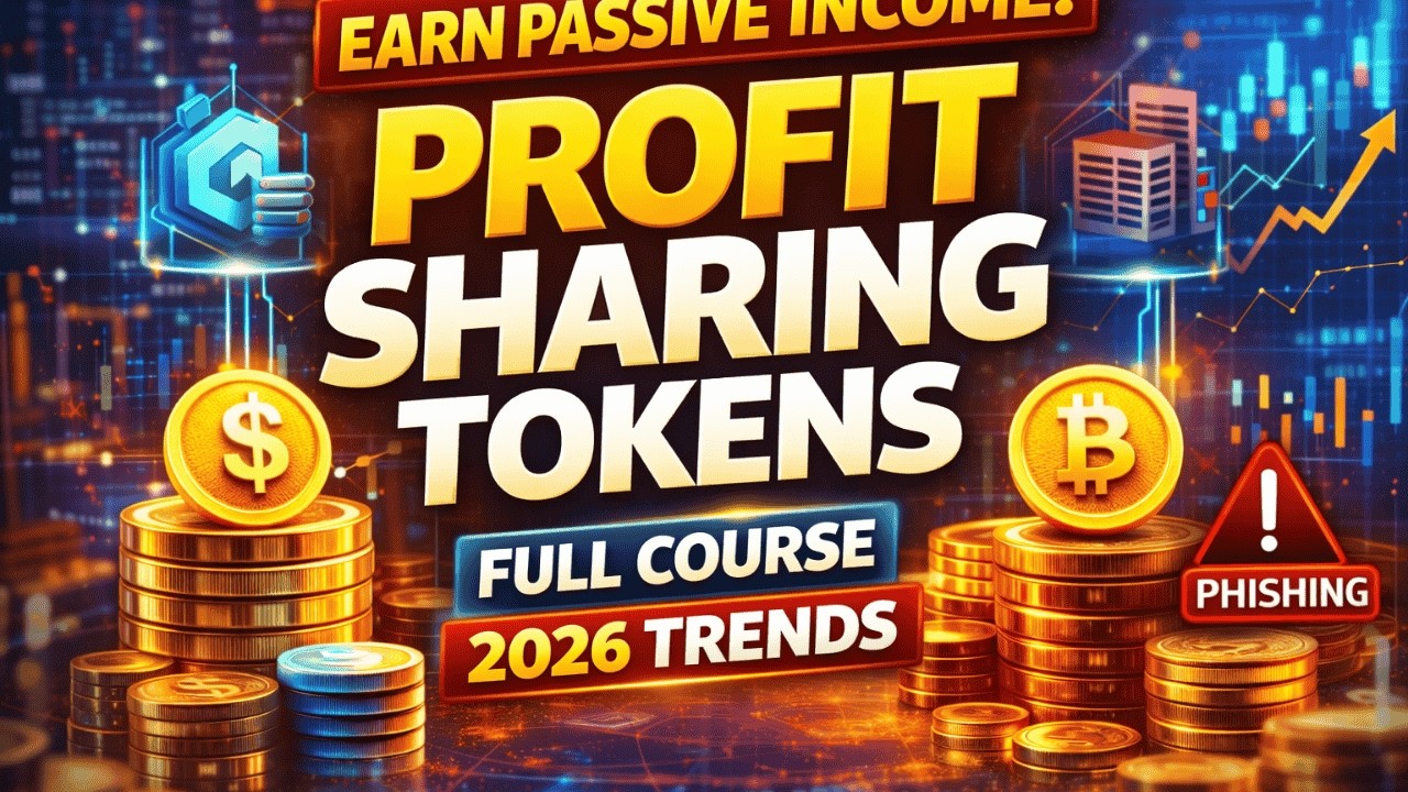 What Are Profit Sharing Tokens? 2026 Explained &ndash; Earn Real Revenue in Crypto (Full Course)