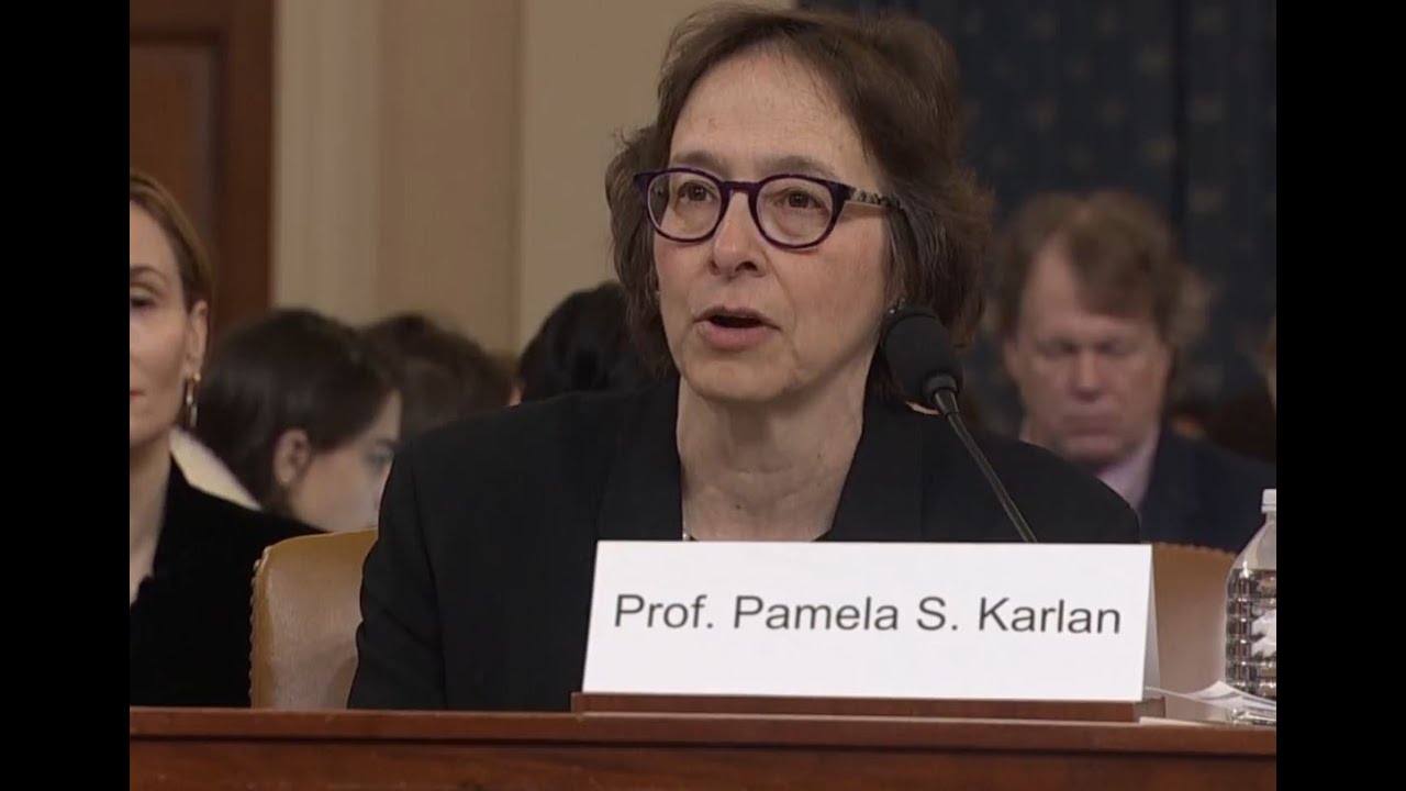 IMPEACHMENT HEARING: Stanford Professor Pamela Karlan  Angrily Confronts Republican Congressman