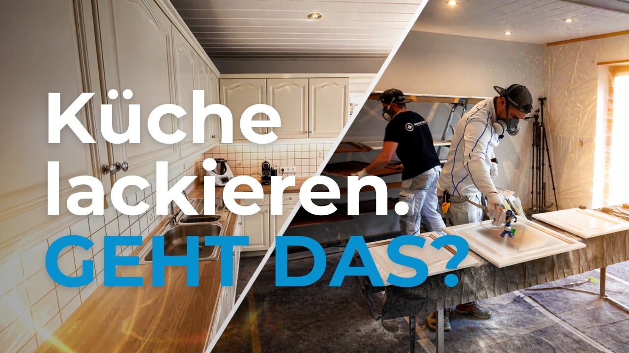Alte Küche lackieren - kreative Küchenrenovierung