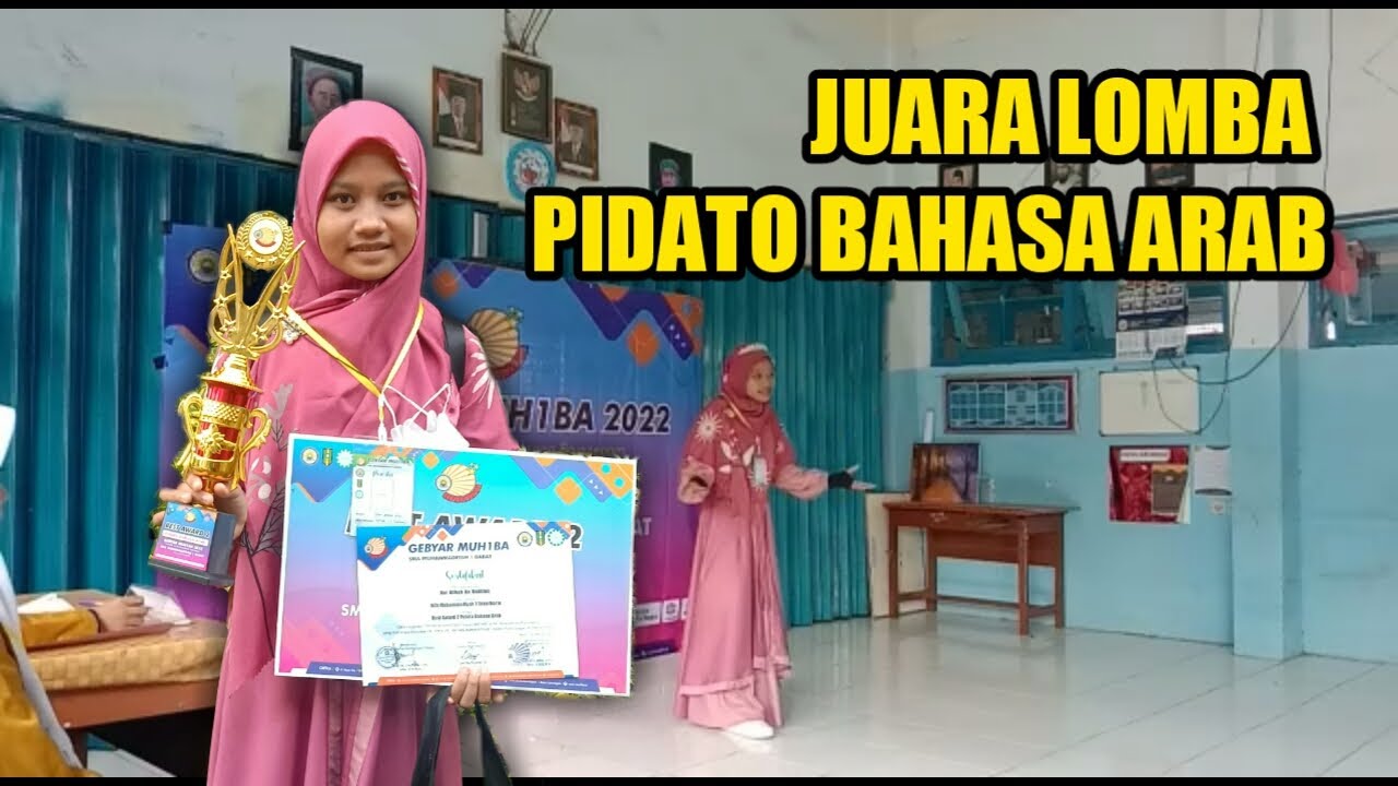 JUARA LOMBA PIDATO BAHASA ARAB - (Teknik Pidato Bahasa Arab) برّ الوالدين