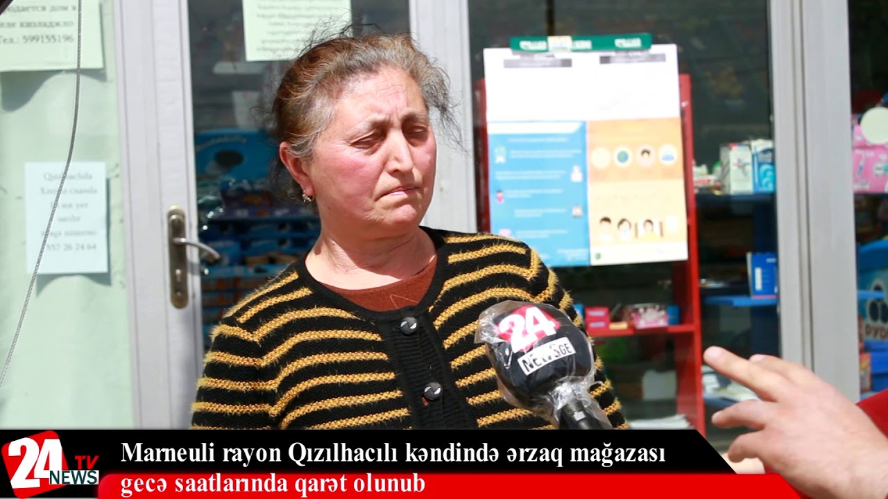 Marneuli rayon Qızılhacılı kəndinə ərzaq mağazası qarət olunub