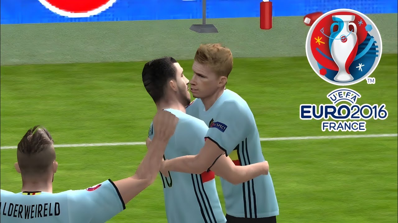 PES 6 Belgium vs Sweden (Group E) | Group Stage UEFA Euro Cup France 2016