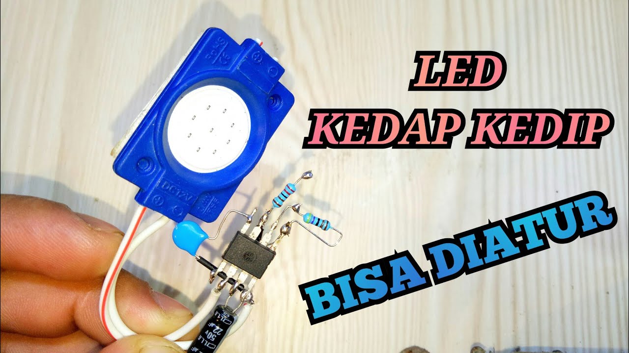Led flasher 12 volt bisa diatur dengan ic ne555