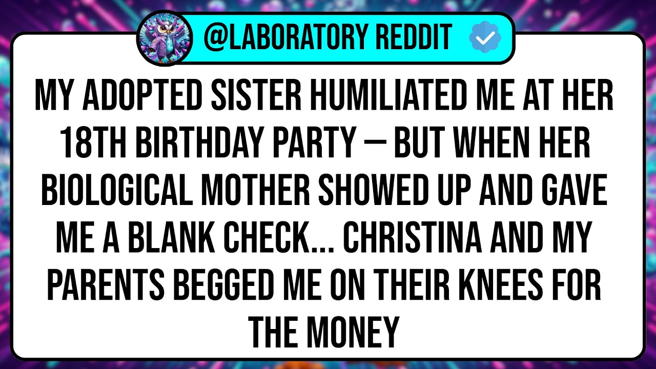My Adopted Sister HUMILIATED Me At Her 18th Birthday Party — But When Her BIOLOGICAL Mother ...