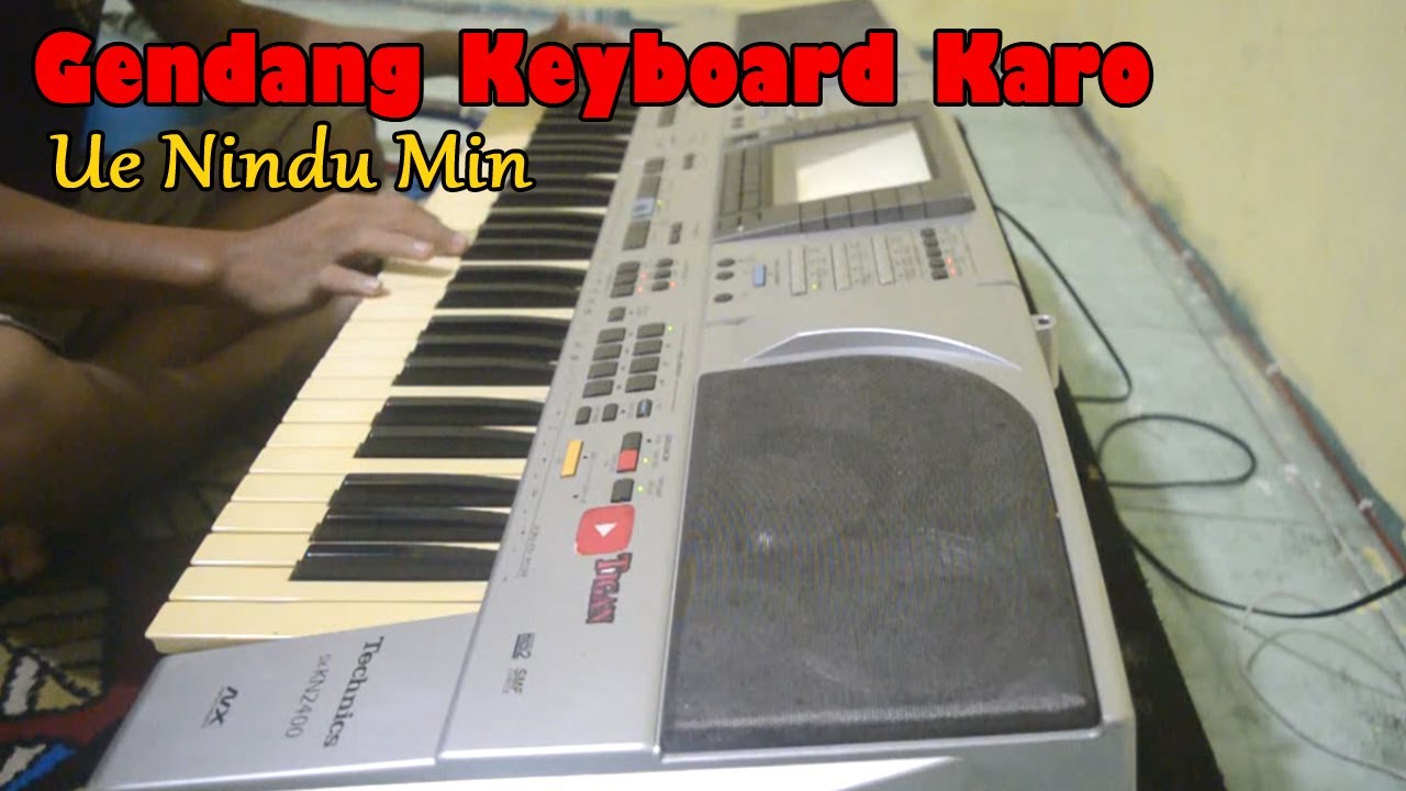 GENDANG KEYBOARD KARO - UE NINDU MIN || MUSIKNYA ENAK TEMAN SANTAII