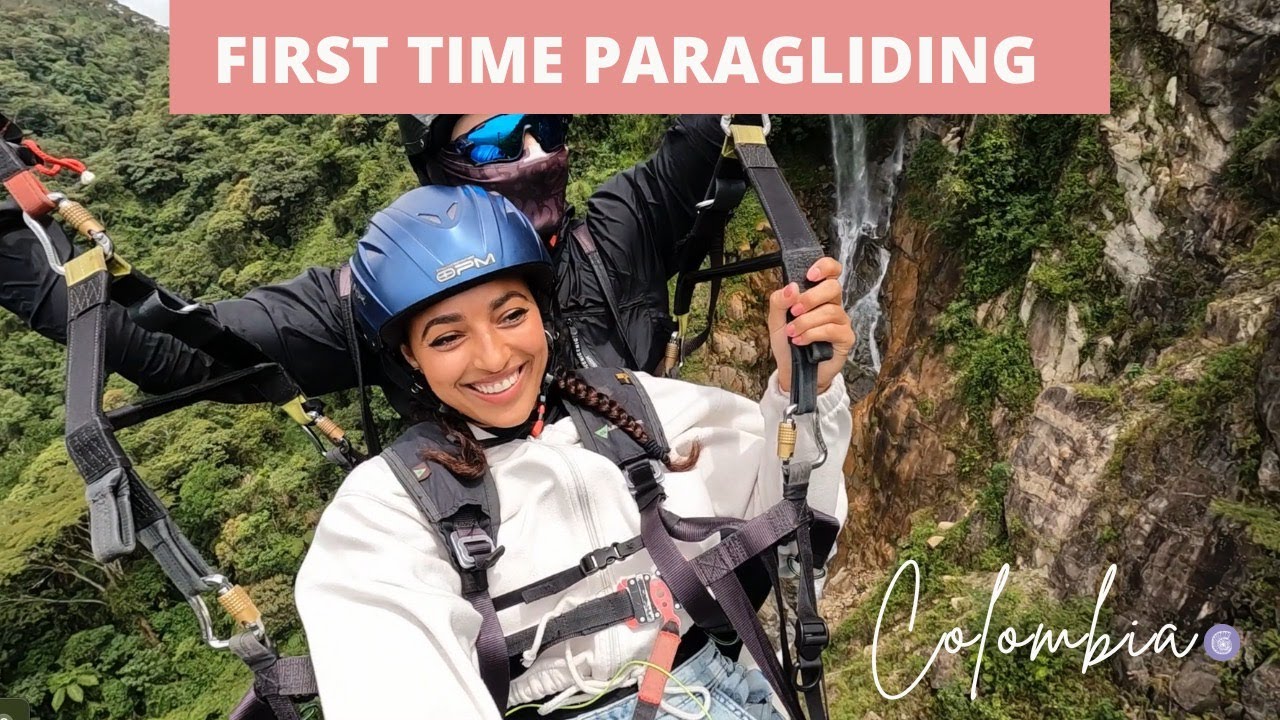FIRST TIME PARAGLIDING AND THIS HAPPEND! | COLOMBIA | MUST WATCH! | Cristely Cranston🏝