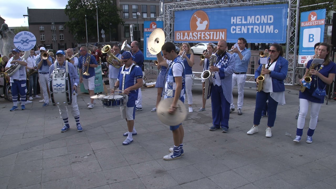 Blue Band Helmond Blaasfestijn Pauze Set Centrum Helmond 24 september 2021