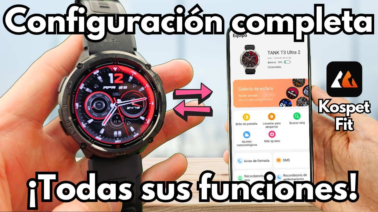 Kospet Tank T3 Ultra 2 👉 ¡Guía COMPLETA de Configuración y TODAS sus Funciones!