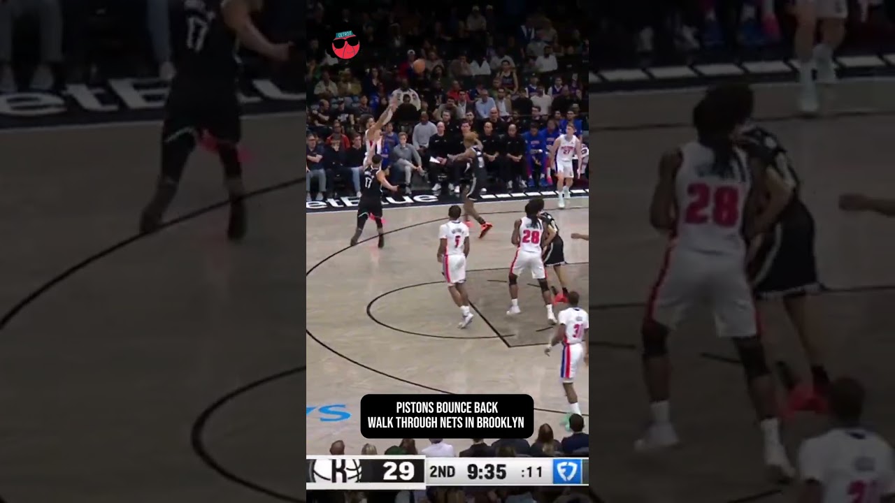 Pistons beat Nets in Brooklyn