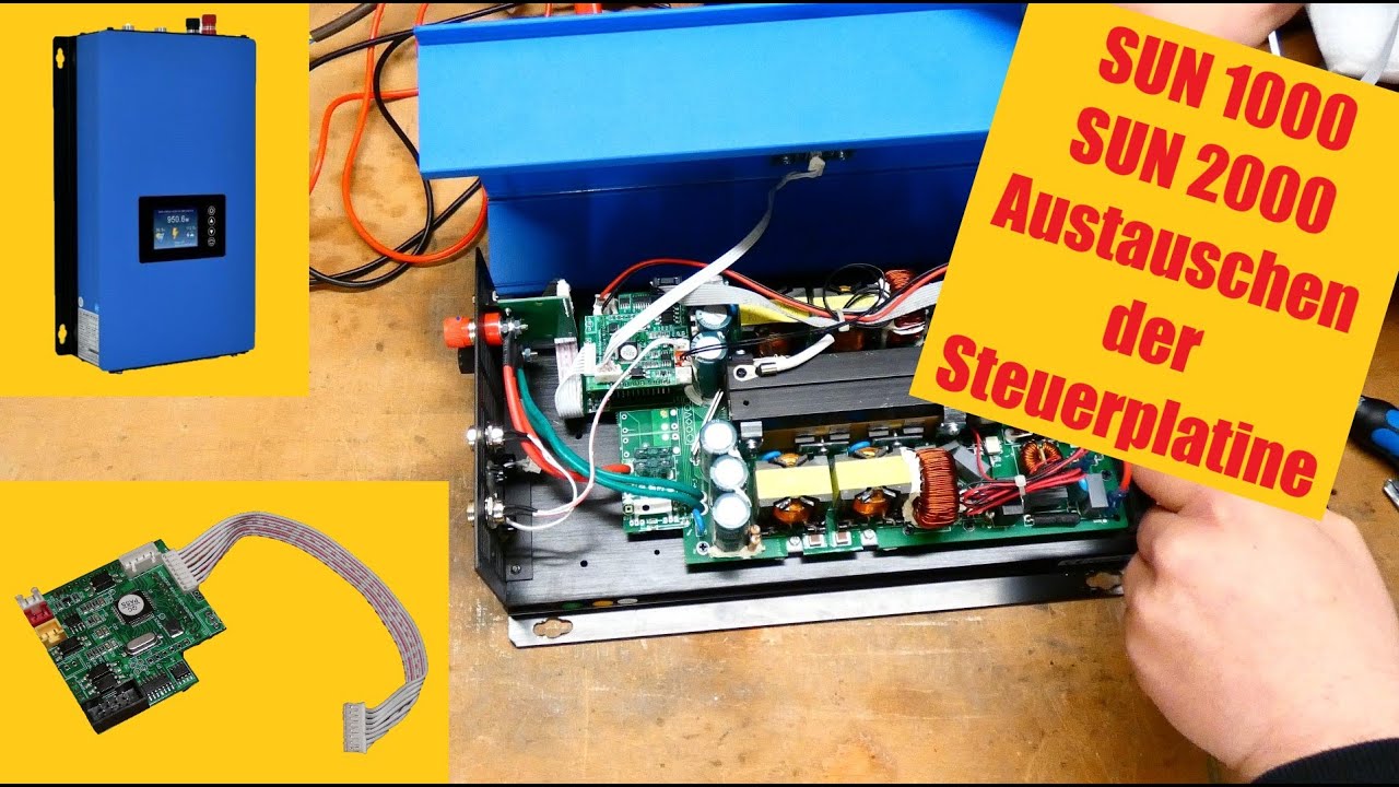 SUN-1000 / 2000 G2 GTIL - Steuerplatine tauschen