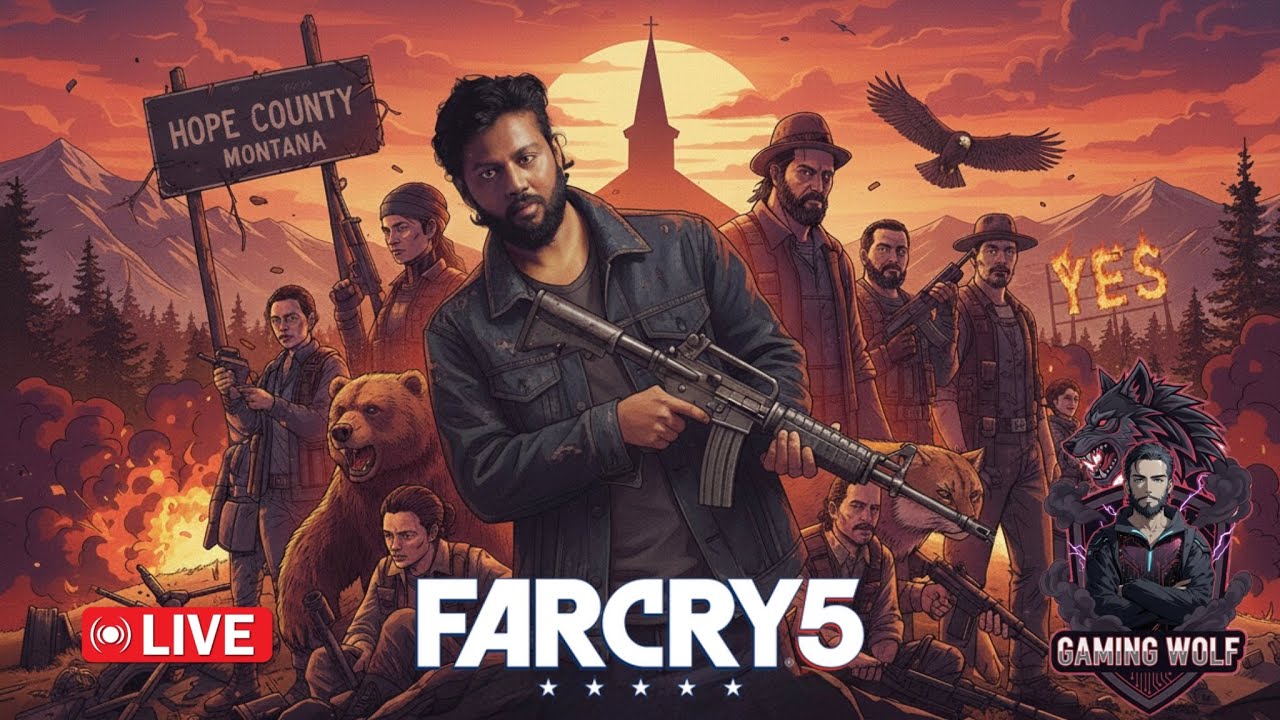 🔴FAR CRY 5 - Gameplay 🛻⭐| PS5|Epi #1 | Gaming Wolf - Tamil
