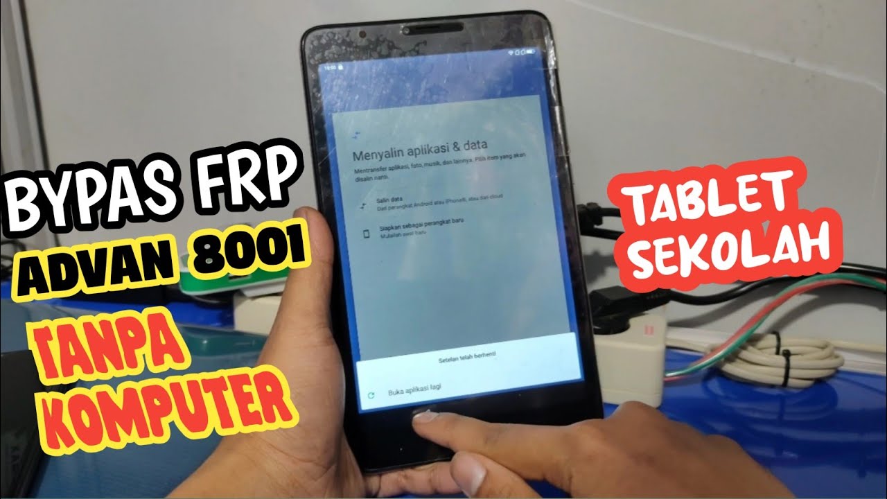 Bypas Frp Tab Advan 8001 Android 8 Tanpa Pc