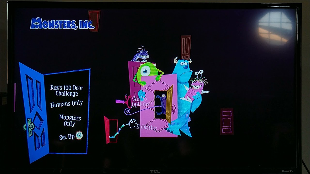 Monsters Inc Menu Walkthrough