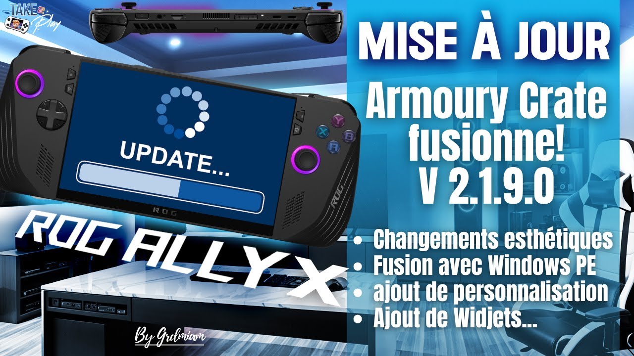 GROSSE MAJ Rog Ally X et Rog XBOX Ally: Fusion en vue (MAJ pour Windows plein écran)!