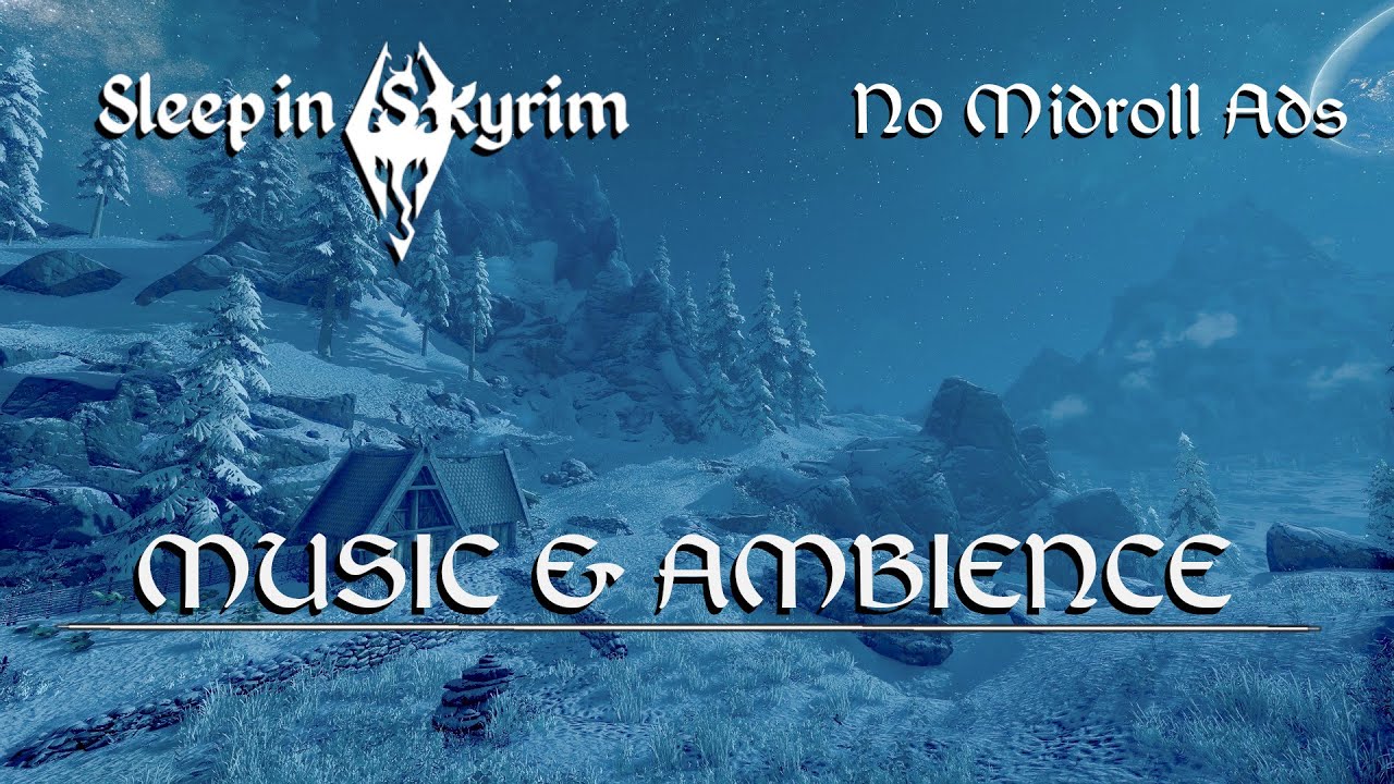 Skyrim Music & Ambience | Night Cycle | 8hrs | Drelas' Cottage