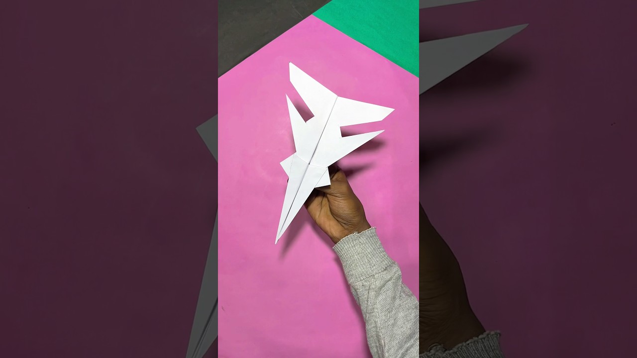How To Make A Paper Jet Plane 🚀😲