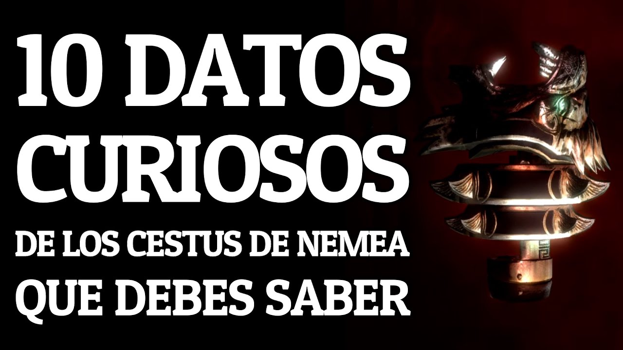 10 DATOS CURIOSOS sobre LOS CESTUS DE NEMEA que DEBES SABER - GOD OF WAR 🔥