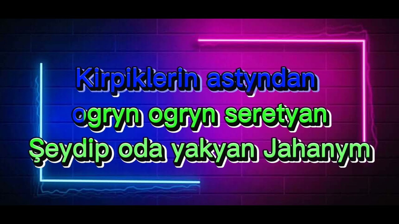 Bally Hajy Jahanym karaoke