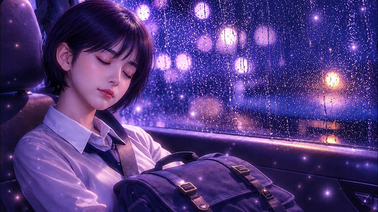 빗방울의 자장가 : 쉼, 명상, 바로 잠들기, 불면증 해소 🌧️ Canción de Cuna de Lluvia | Rain Lullaby for Sleep & Meditation