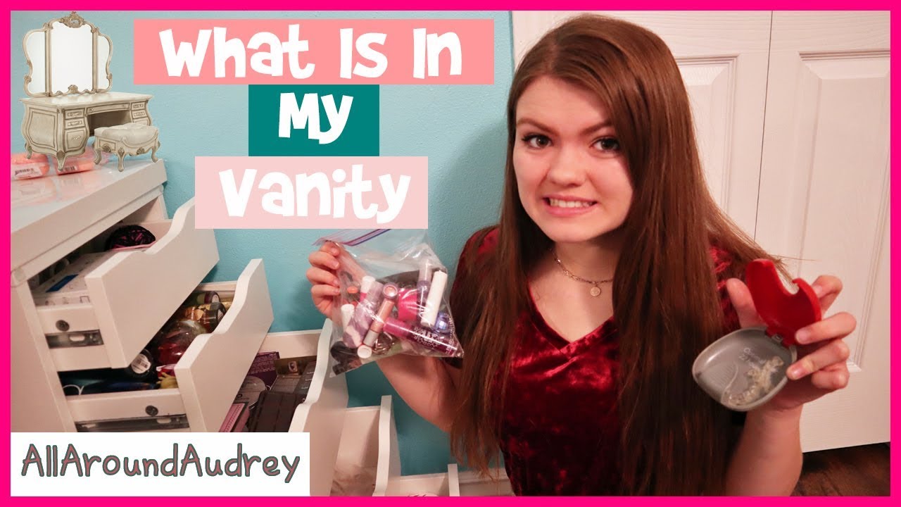 What's In My VANITY DRAWERS?! / AllAroundAudrey