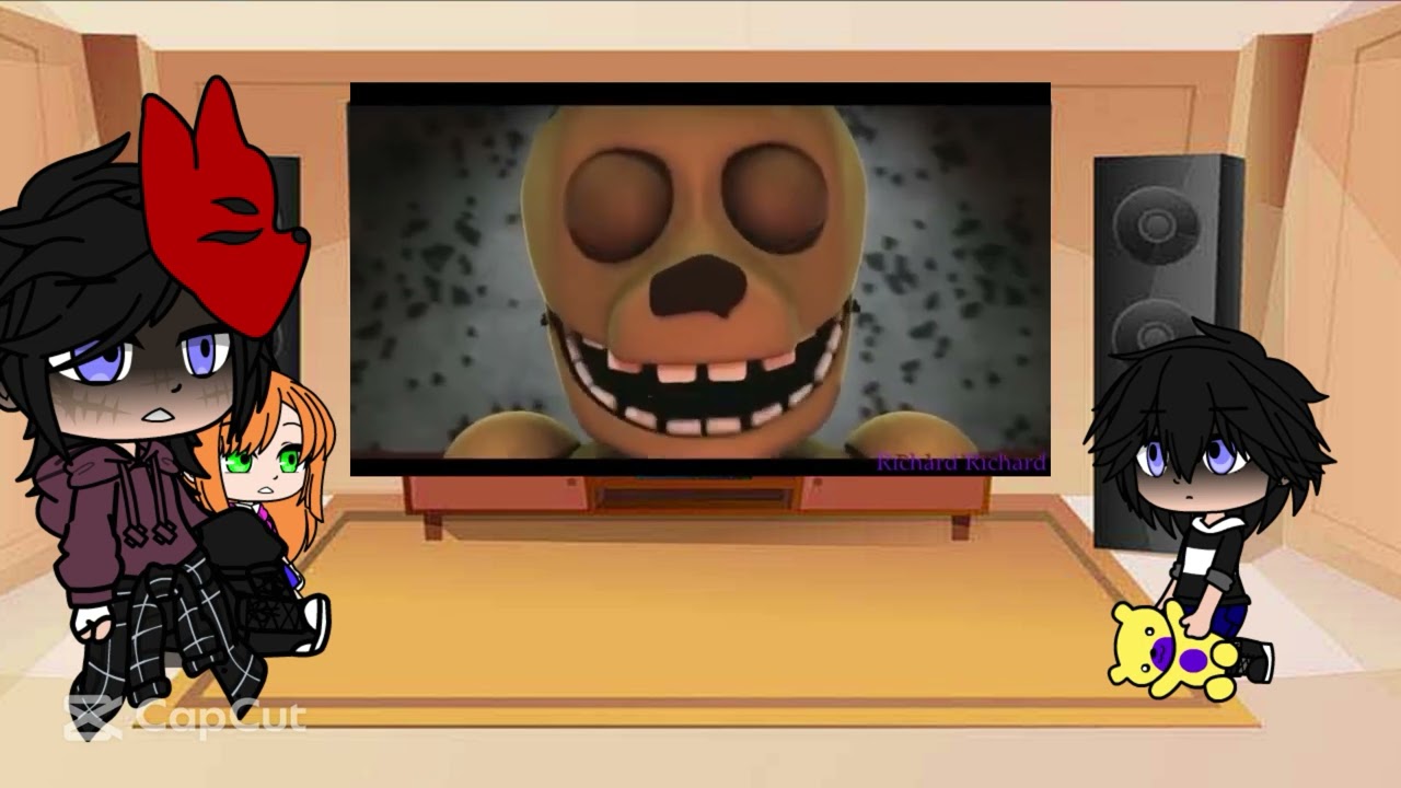Past afton kids react to i am the purple guy