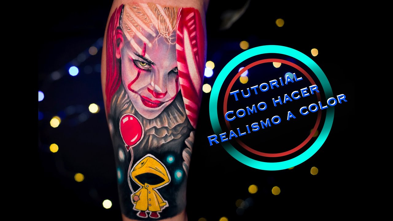 Como tatuar Realismo Color / it womam / TUTORIAL REALISMO