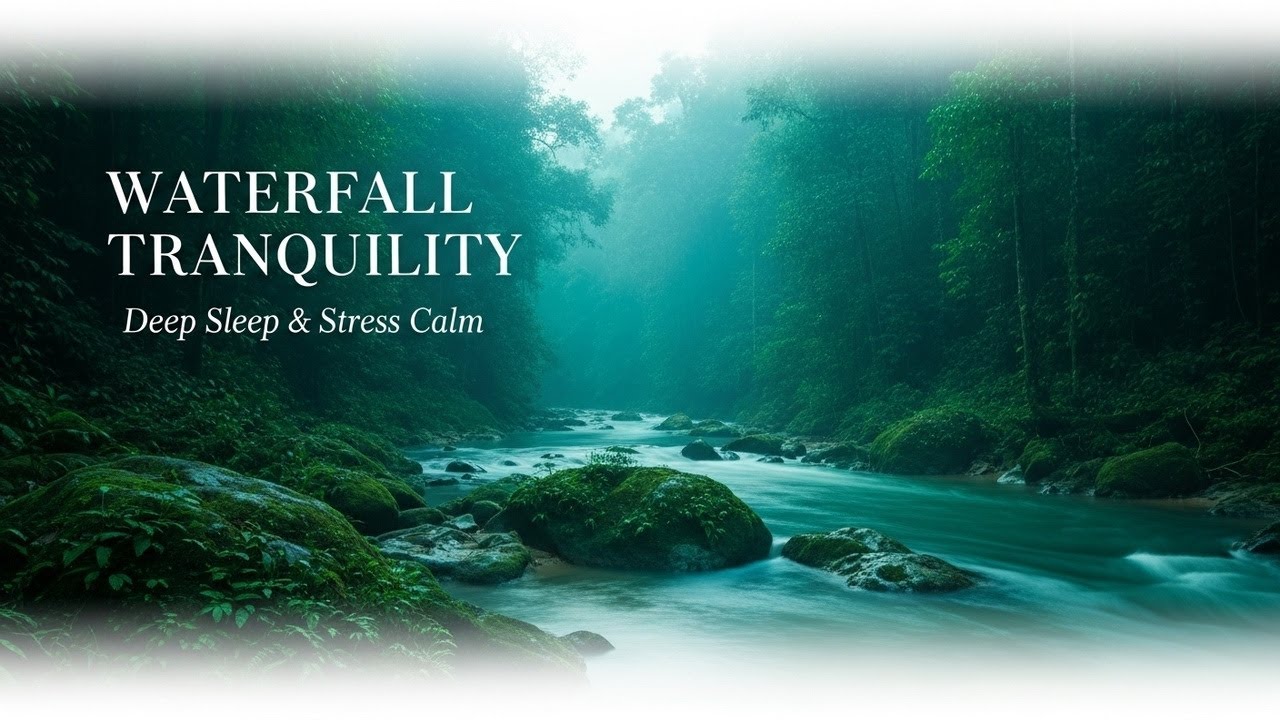 Tranquil Forest Ambience with Gentle Water Flow for Study Sleep Relaxation Meditation and Inner Calm