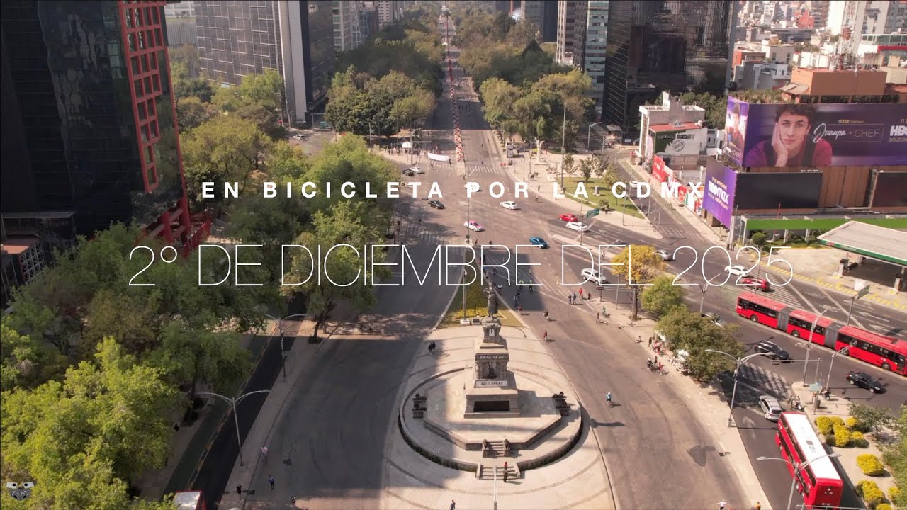En bicicleta por la CDMX 2° de Diciembre 2025
