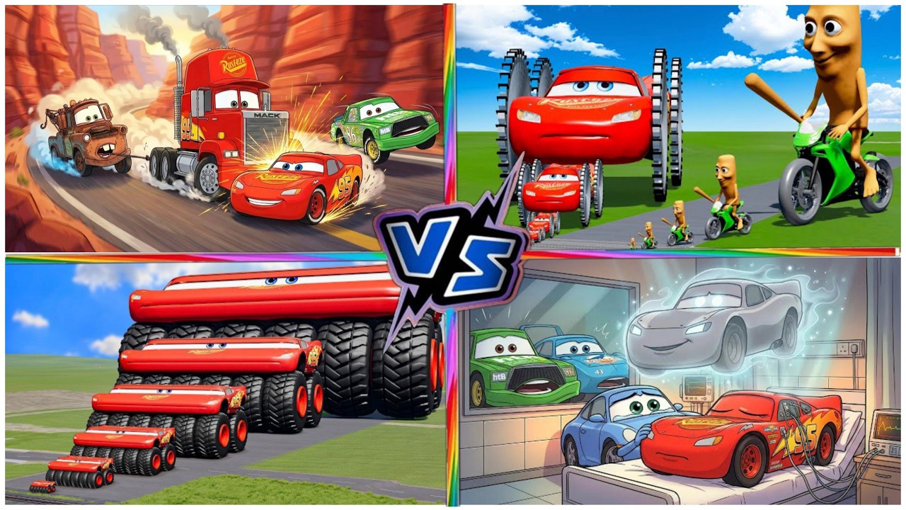 Lightning McQueen Monster Mode 🚗🔥 CRAZY ending! 😱