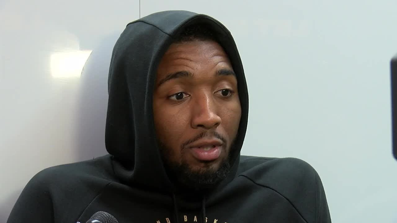 Donovan Mitchell on the Cabs 6-game win streak post Nets blowout