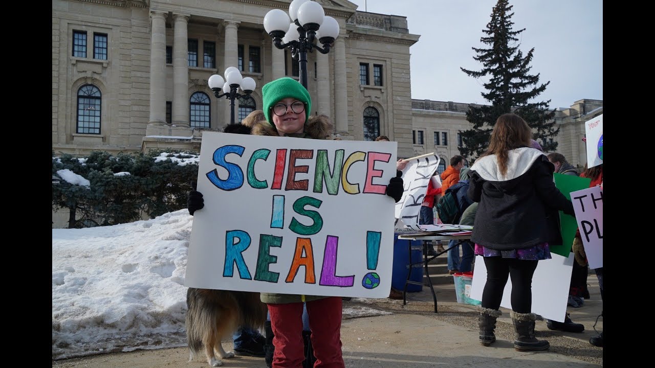 Saskatchewan students join global strike for government action on climate change
