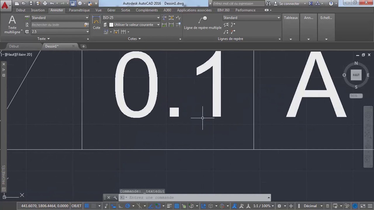 FORMATION AUTOCAD SÉANCE N°7 --La Cotation--