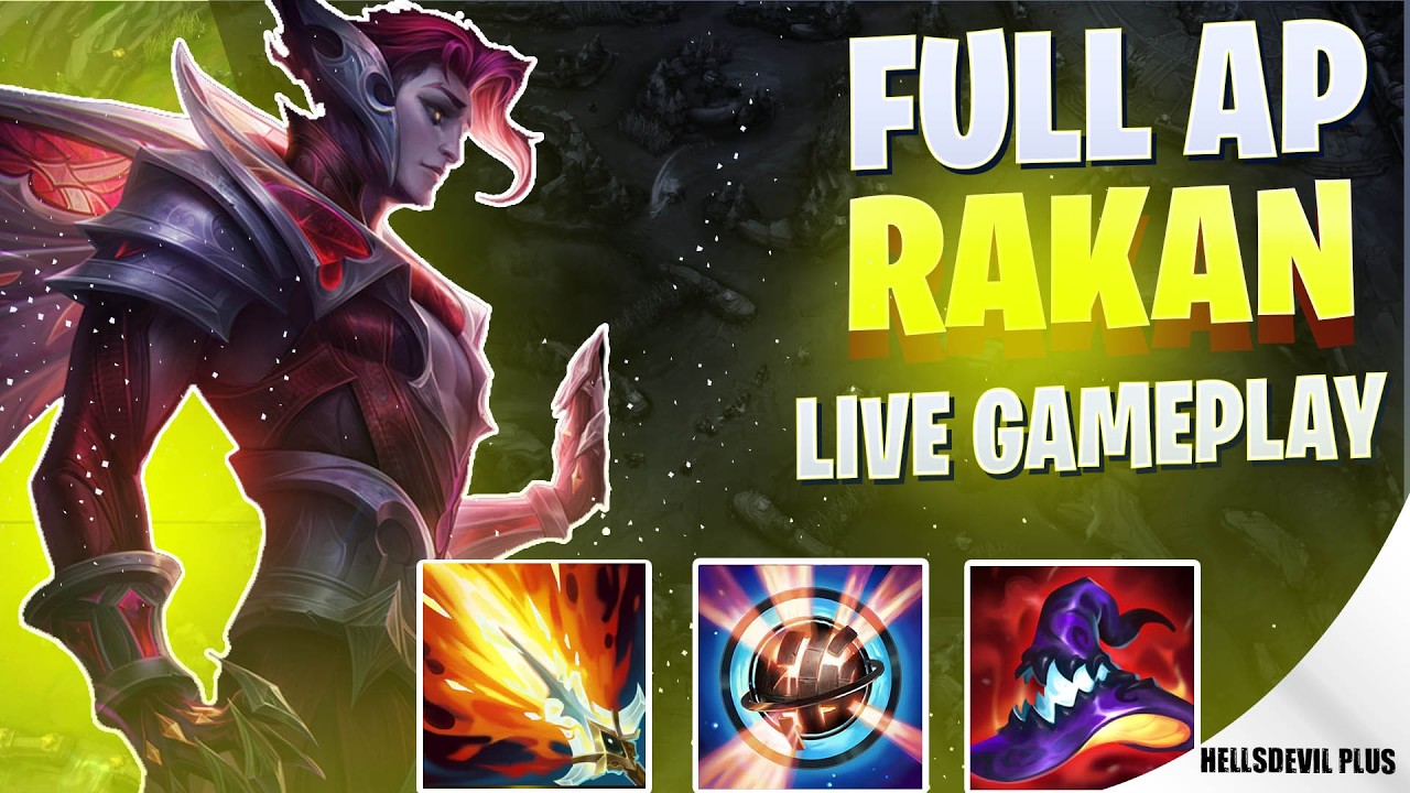 Я попробовал Ракана с полным AP-билдом! - Геймплей Wild Rift HellsDevil Plus