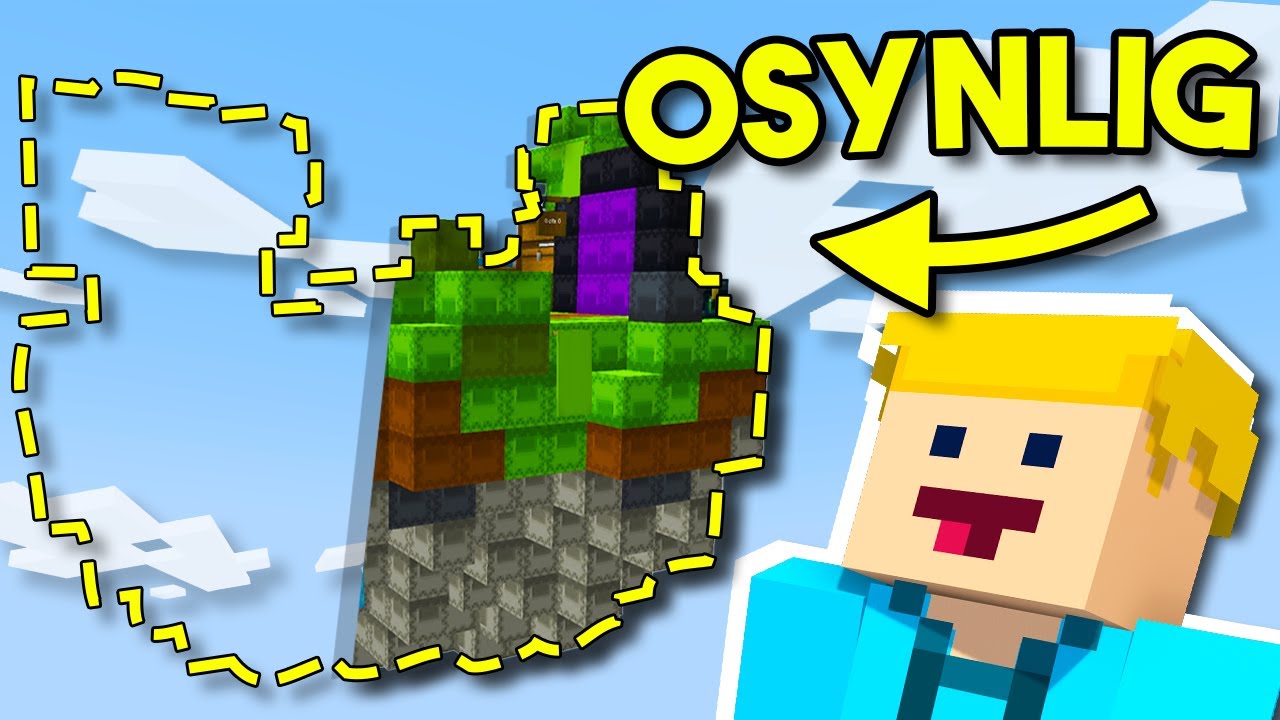 Bygger En OSYNLIG Ö Inne På 90gQ I Minecraft