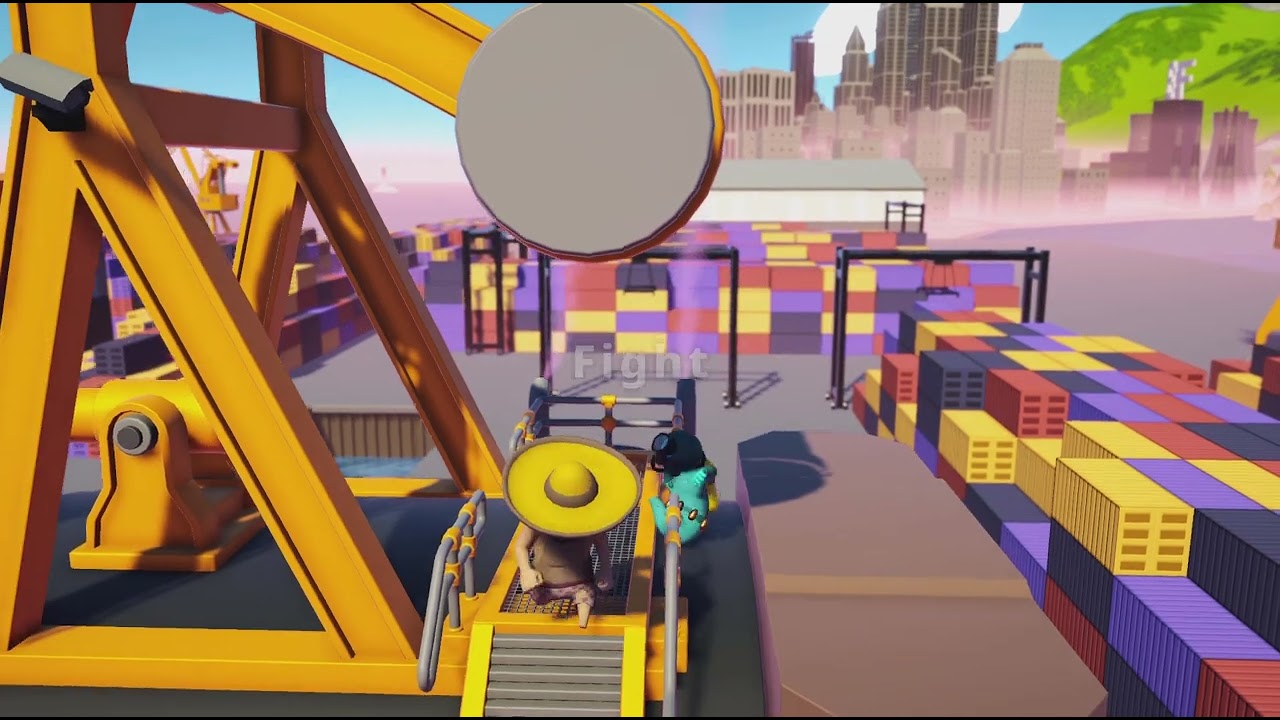 Destroying my friend Marz in Gang beasts