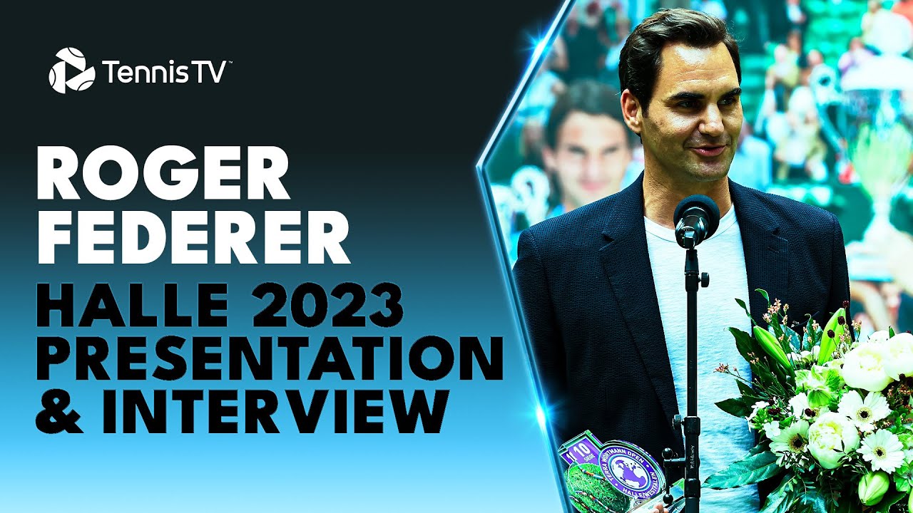 Roger Federer Honoured For 30th Anniversary In Halle | Presentation Highlights & Interview