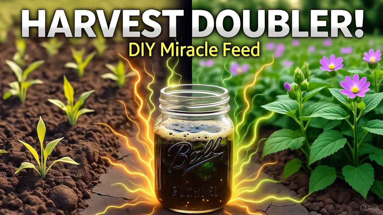 Fermented Fertilizer Secret That DOUBLED My Harvest   DIY Natural Growth Booster