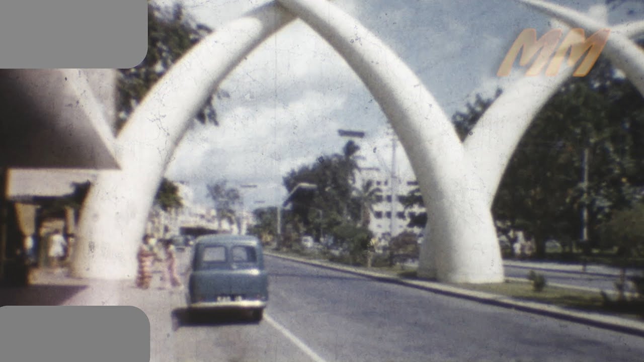 Mombasa Kenya Africa 1960s old cine film 143