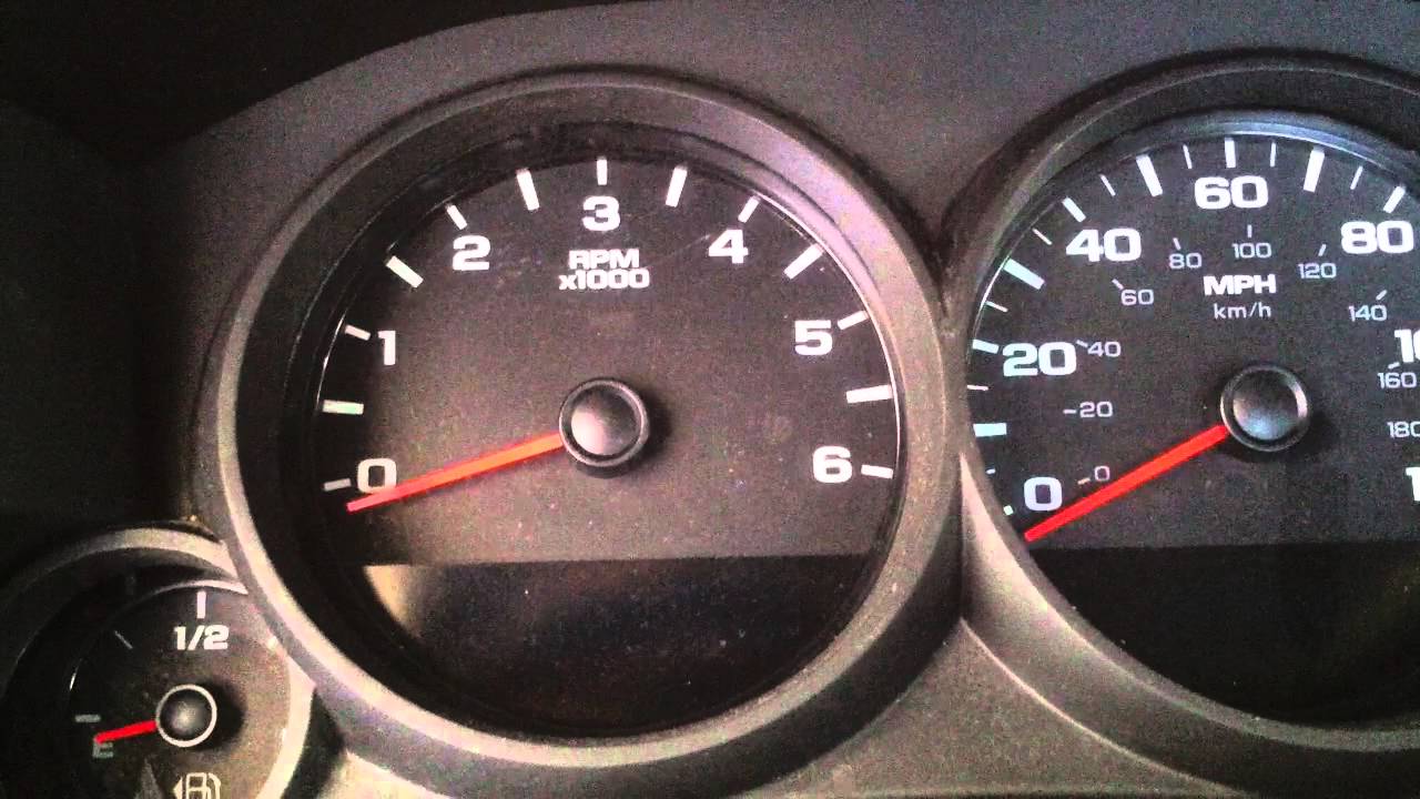 2011 Chev Silverado 1500 Maintenance Lamp Reset