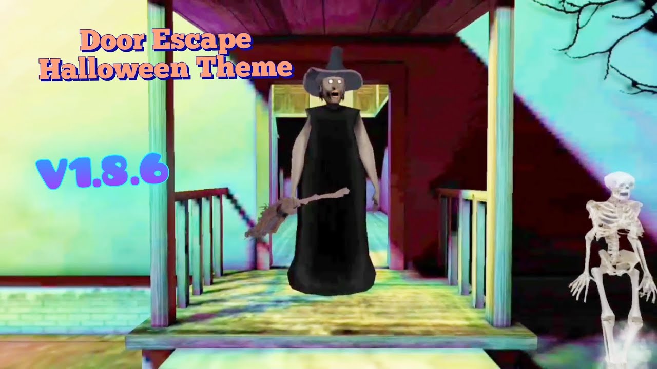 Granny Version 1.8.6 Door Escape Halloween Theme Full Gameplay