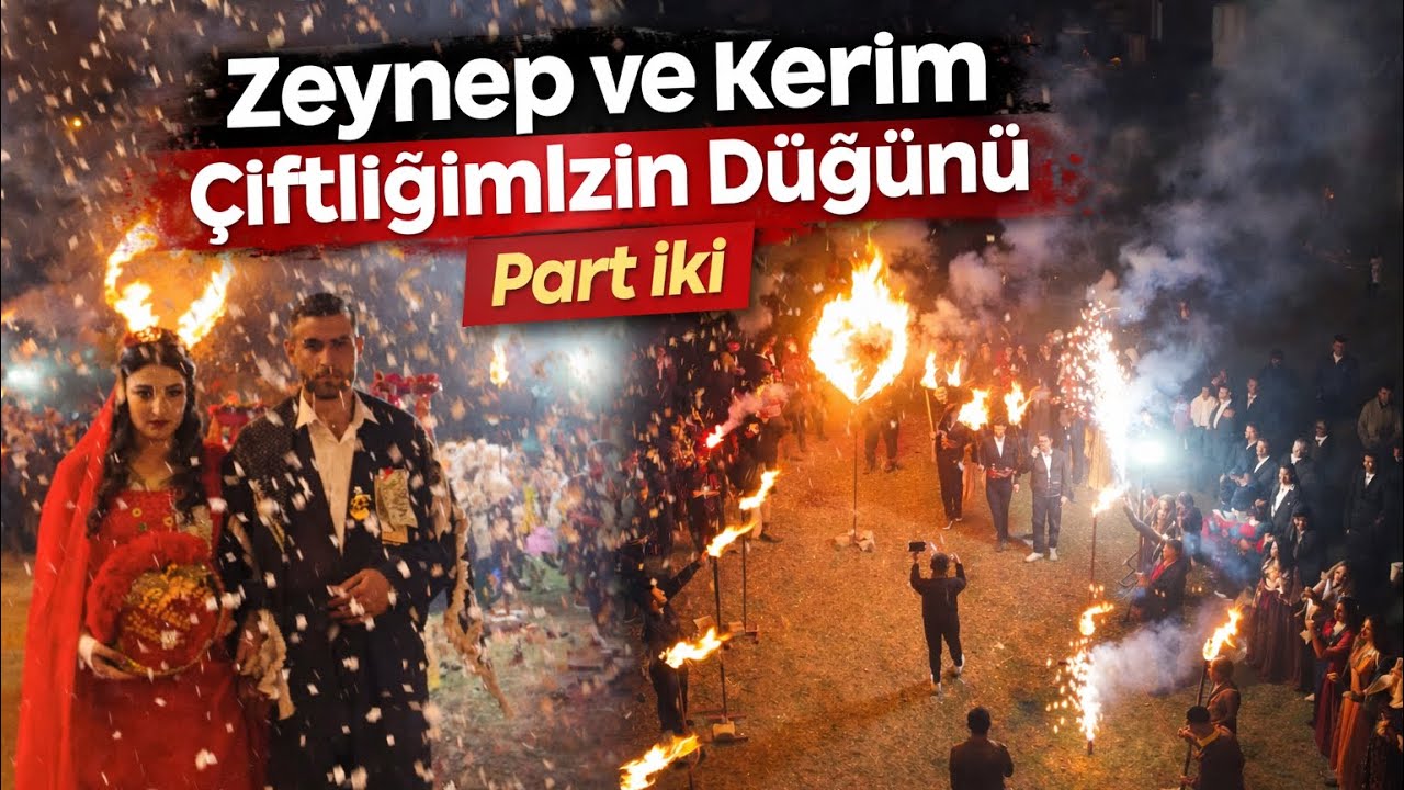 Zeynep ve Kerim çiftimizin düğünü Part iki Şenoba Uludere