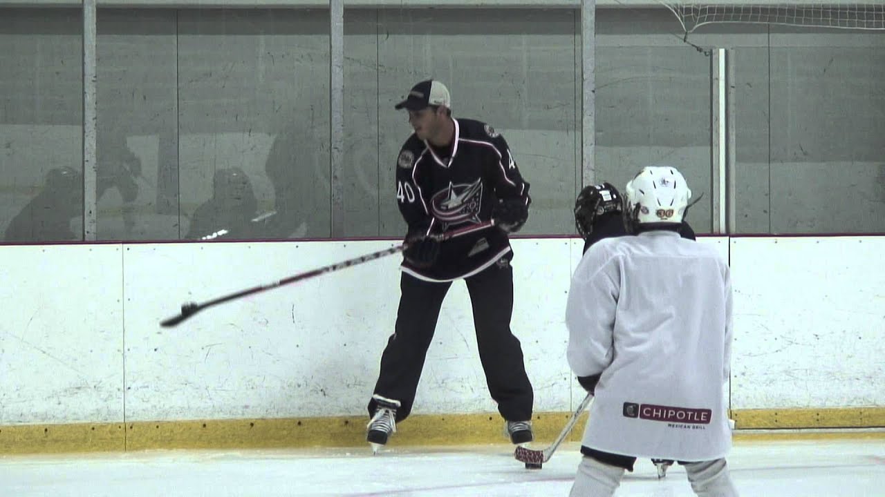 Jared Boll at Hockey School